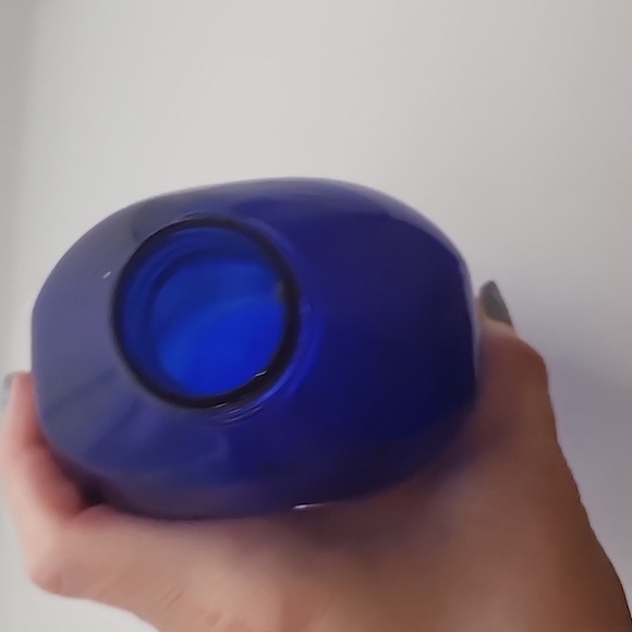 Vintage Genuine Phillips Cobalt Blue Large Bottle 9" - Picture 5 of 7